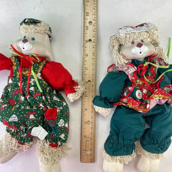 Vintage House of Lloyd Hip Hop Christmas Rabbit Dolls - Picture 8 of 8
